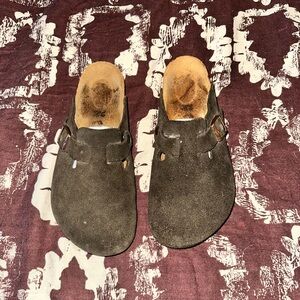 Birkenstock Boston Clogs-Dark brown EU39